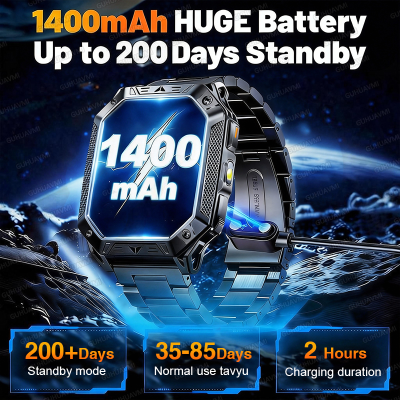 2026 New Military TANK Ultra P - Smartwatch Military Watches For Men recension och pris