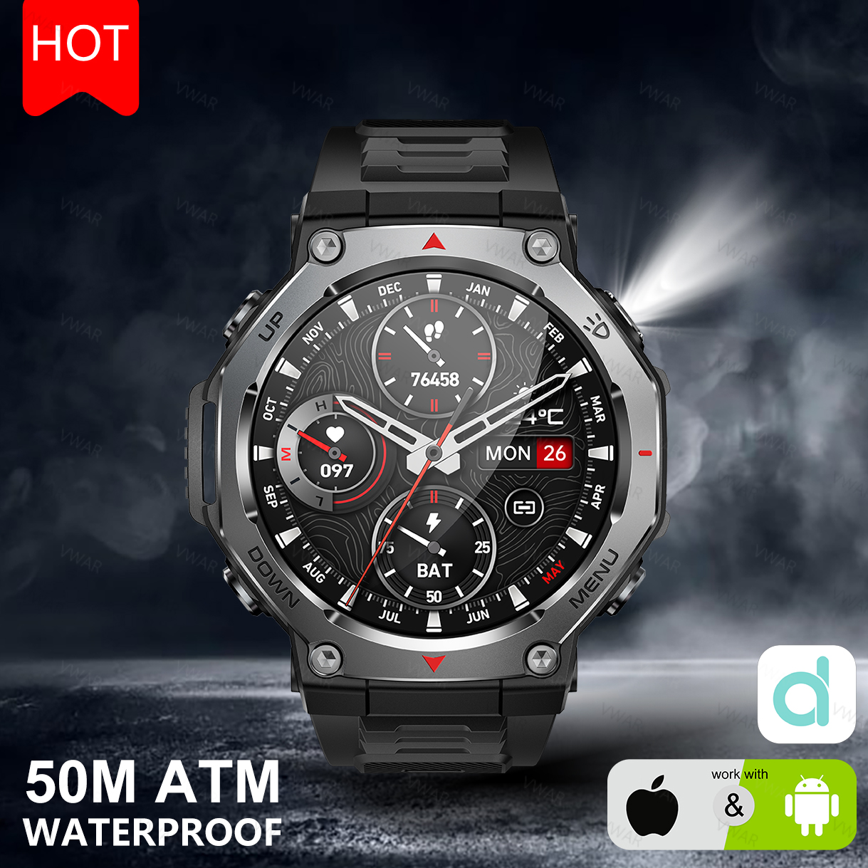 2025 New For Xiaomi Military G - Vs Smartwatch recension och pris