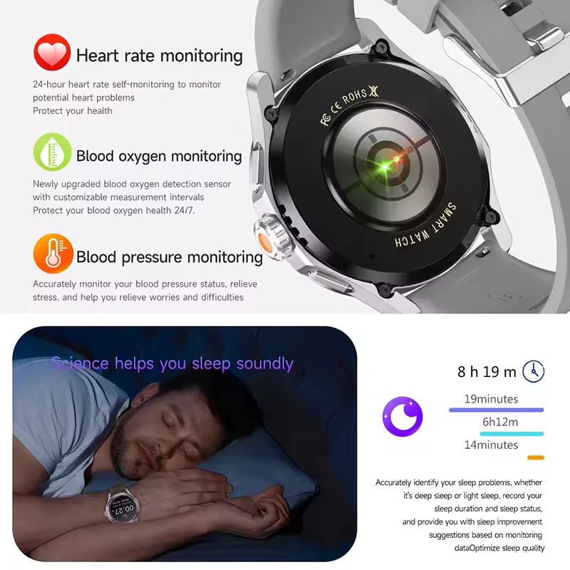 GUHUAVMI NFC Smart Watch Men A - Smartwatch Watches Brands For Men recension och pris