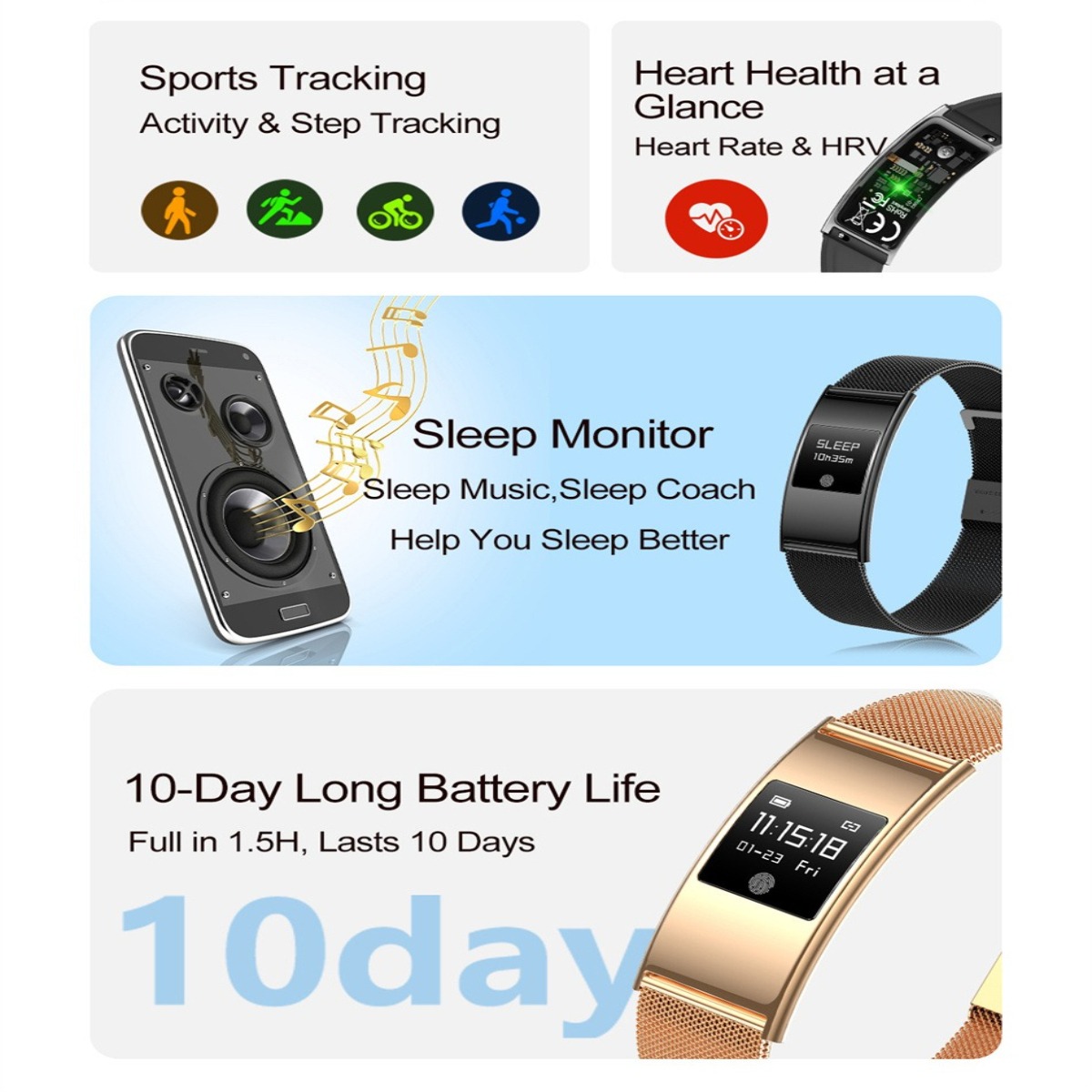 Ultra-Slim Stylish Smart Watch - Smartwatch Stylish Watches For Women recension och pris