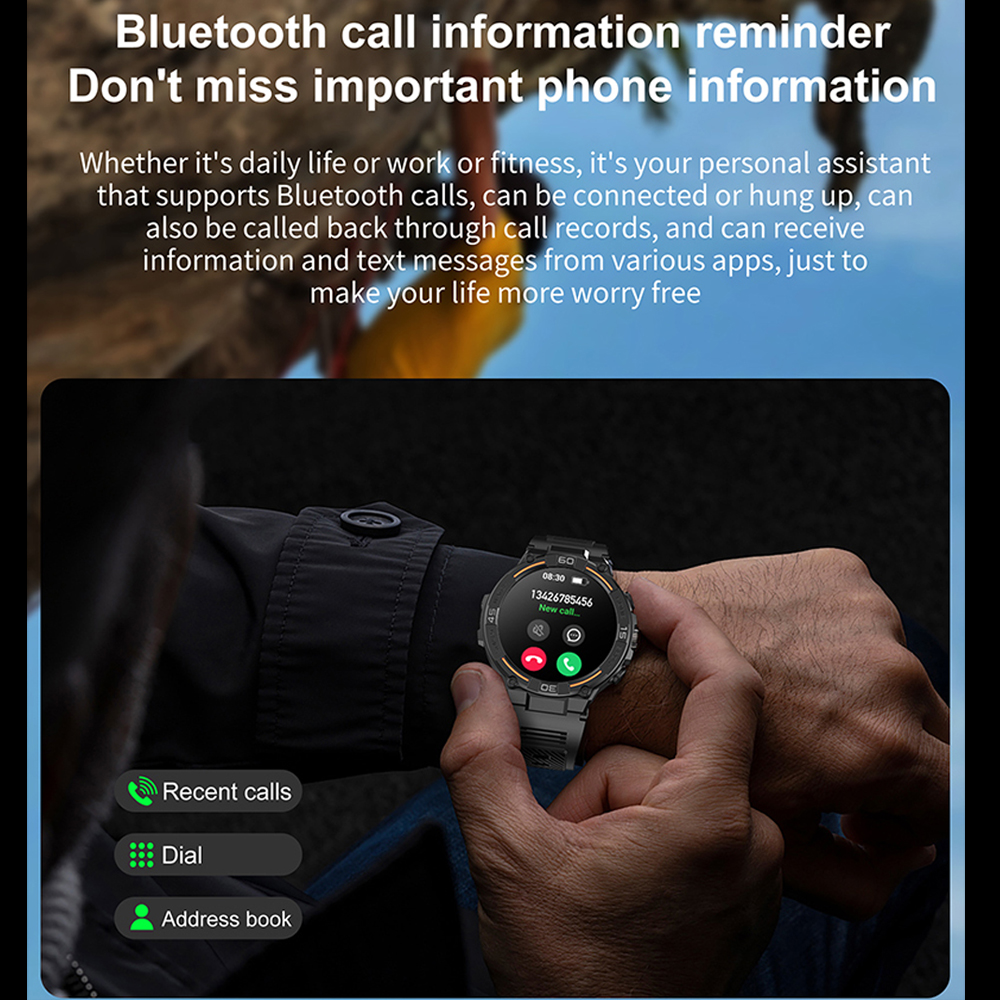 2026 New Military Outdoor Smar - Smartwatch Military Watches For Men recension och pris