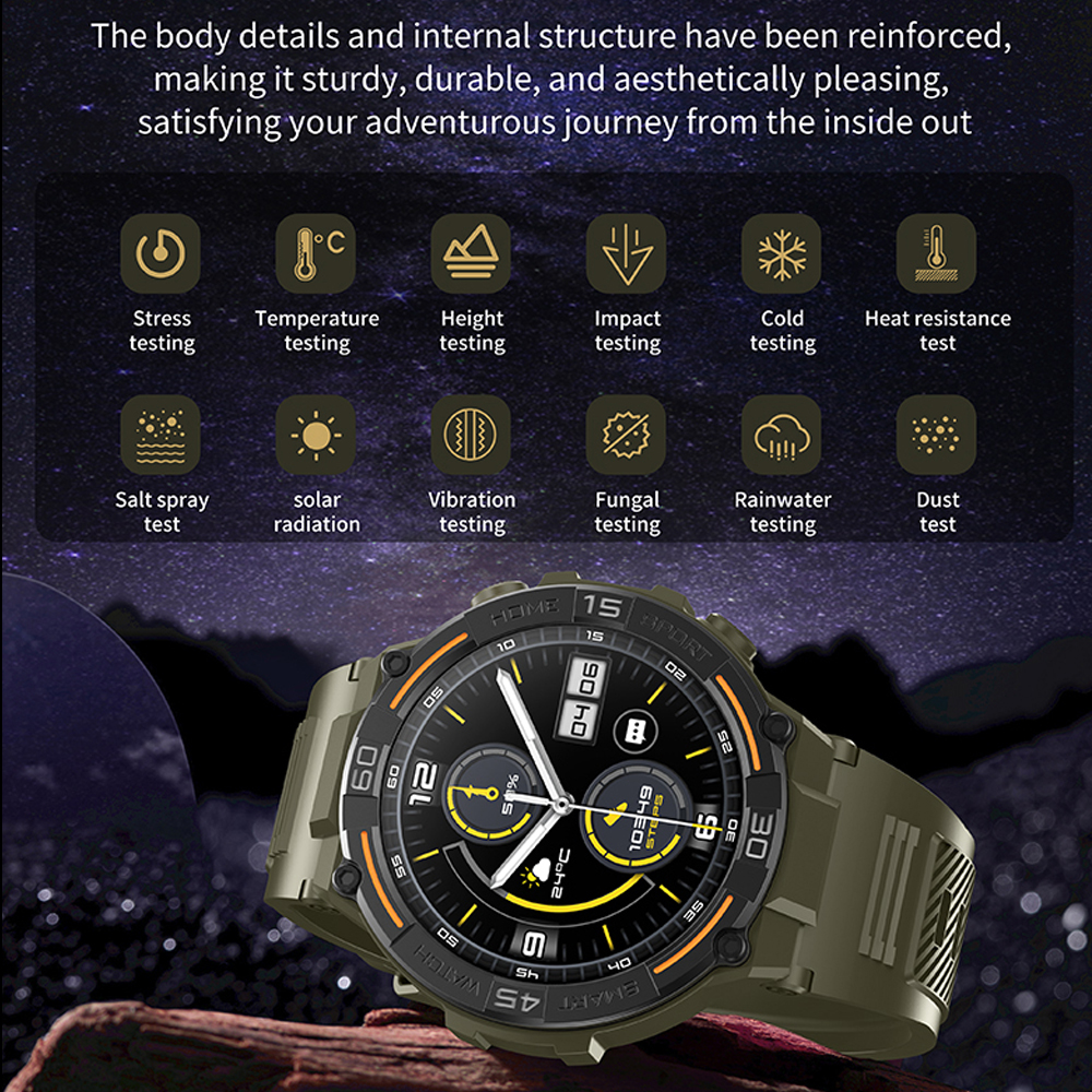 2026 New Military Outdoor Smar - Smartwatch Military Watches For Men recension och pris