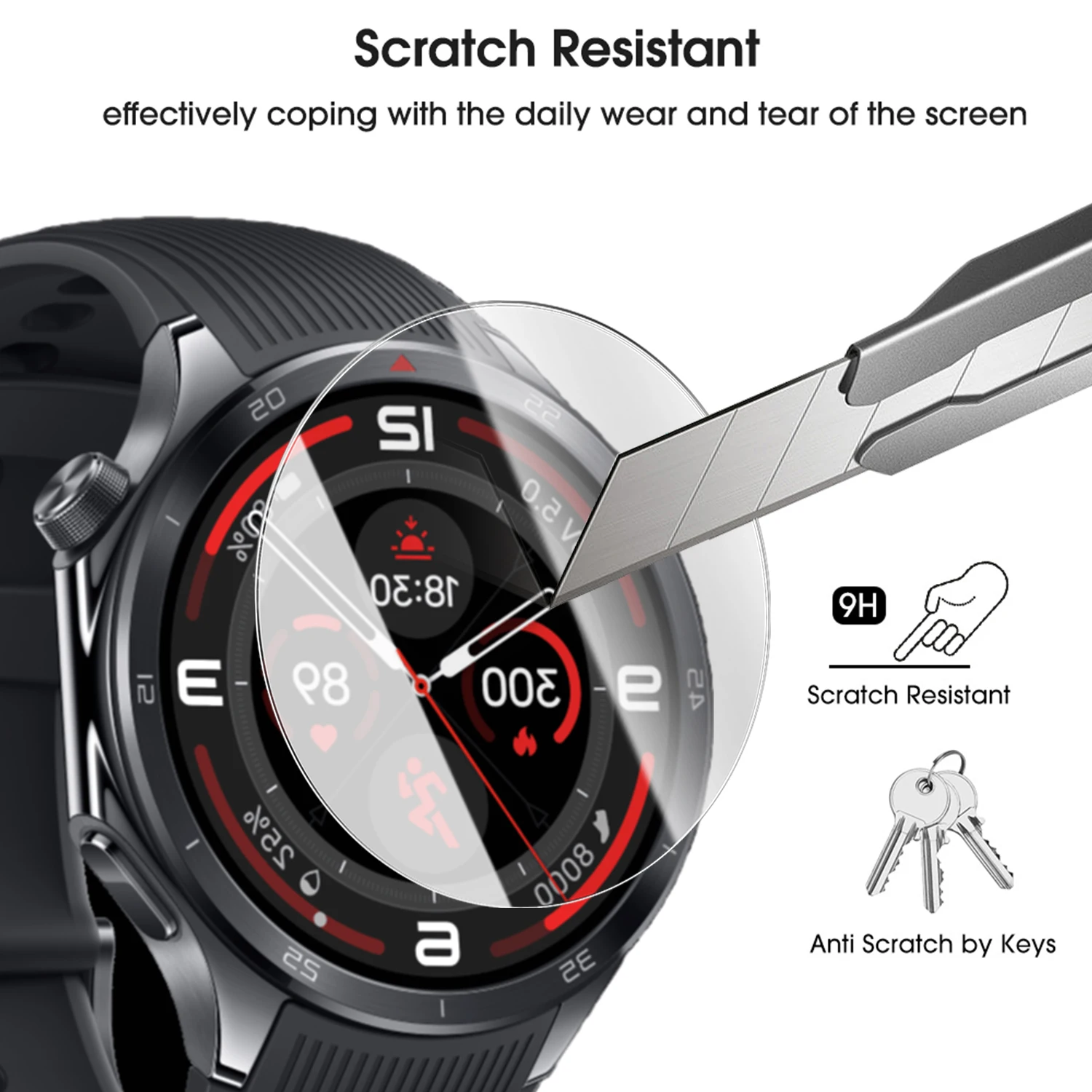 9H Easy Installation Tempered  - Smartwatch Oneplus Watches recension och pris