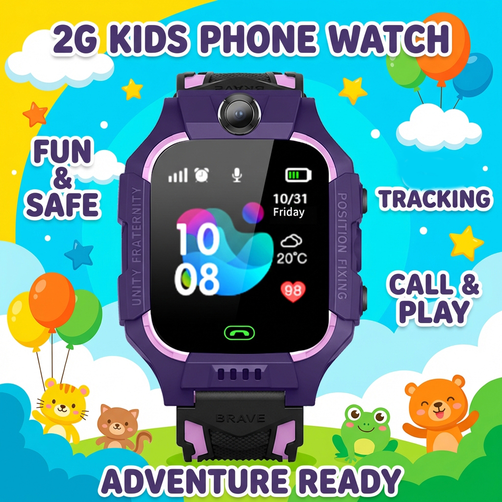 Smart Watch Kids 2G Postion Tr - Smartwatch Watches For Kid Boy With Alarm recension och pris