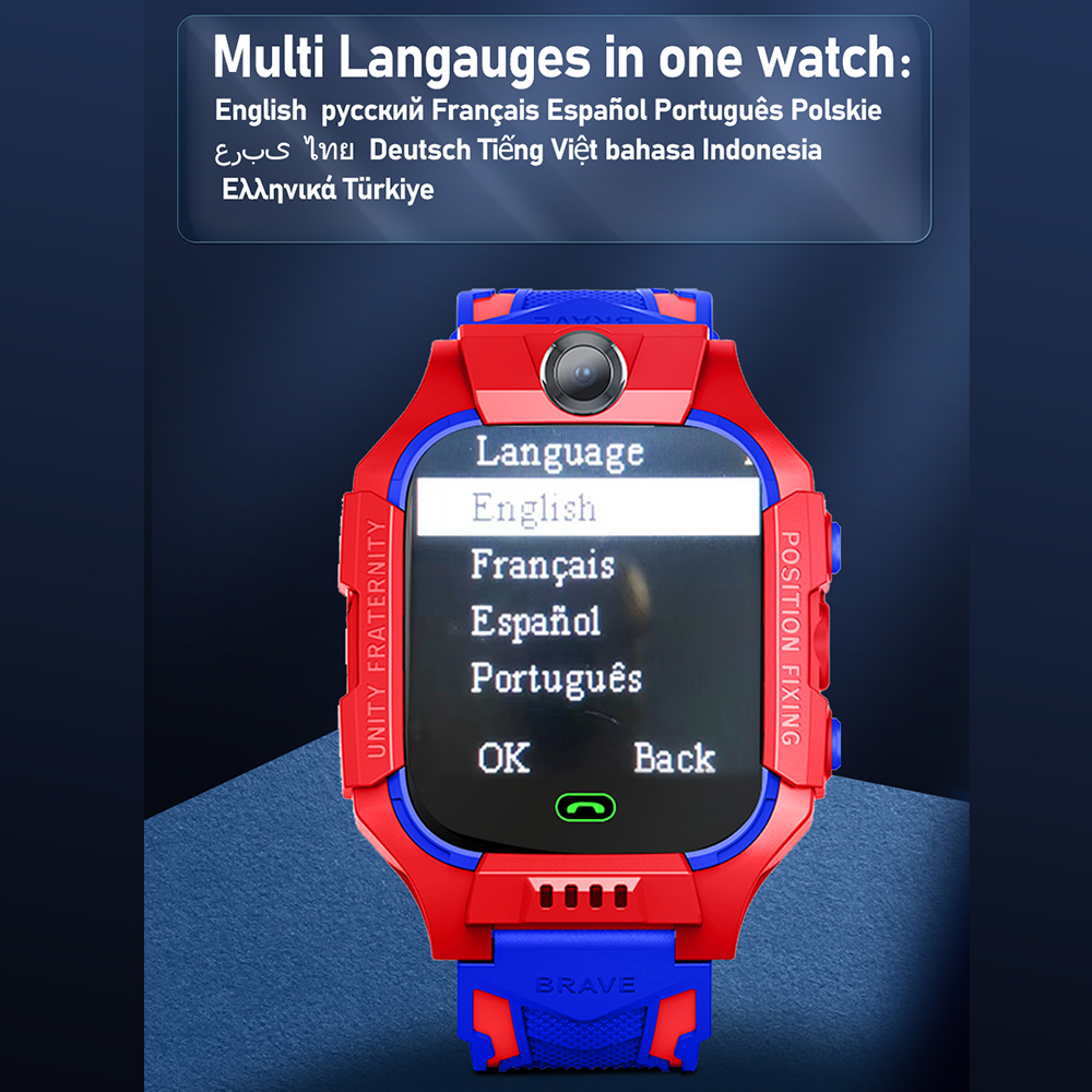 Smart Watch Kids 2G Postion Tr - Smartwatch Watches For Kid Boy With Alarm recension och pris