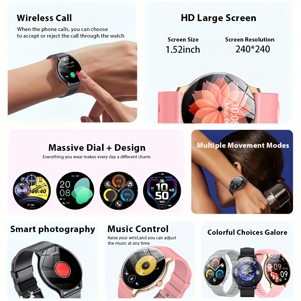 LAXASFIT Outsport Smart Watch  - Smartwatch New Watches 2025 recension och pris