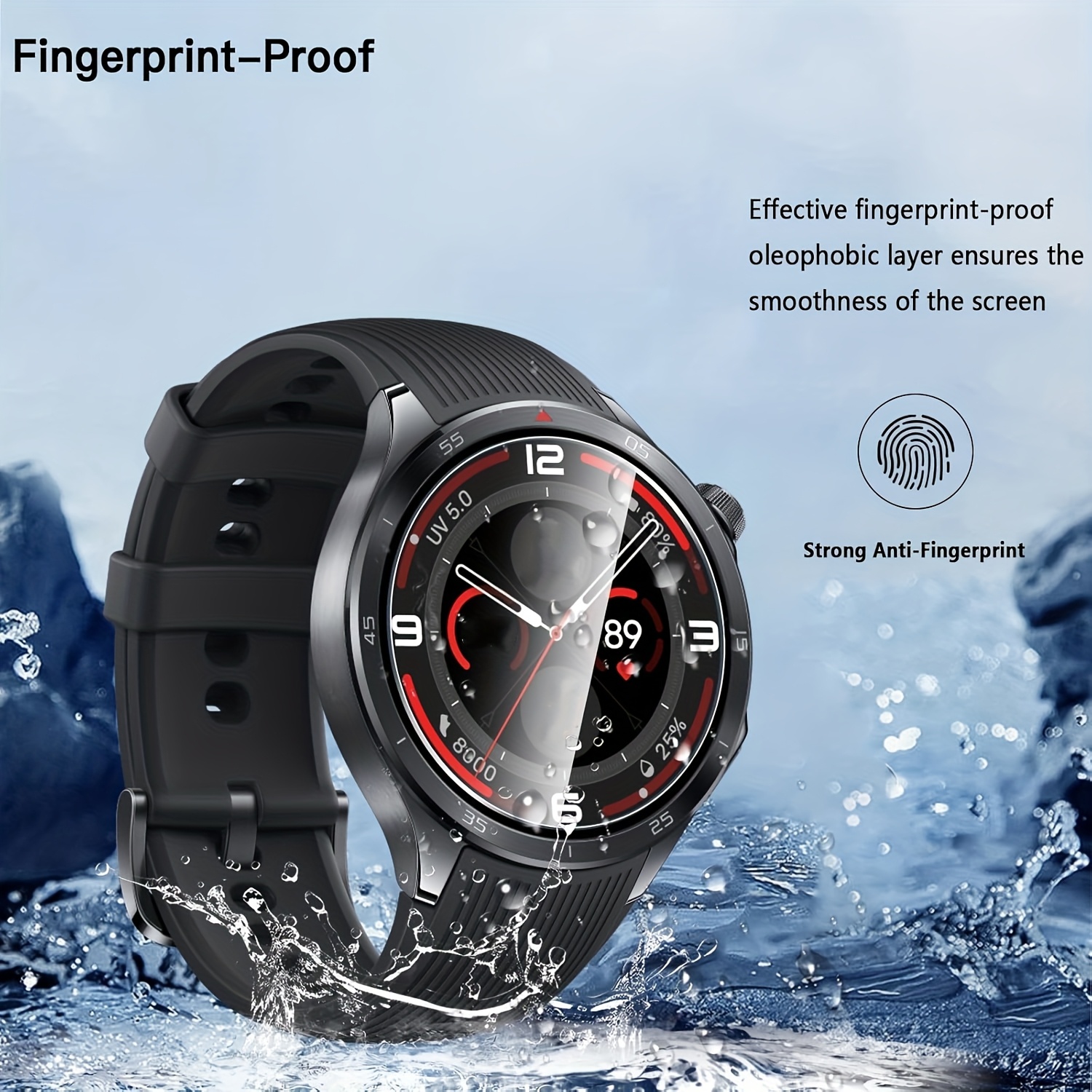 3PCS 9H Tempered Glass Screen  - Smartwatch Oneplus Watches recension och pris