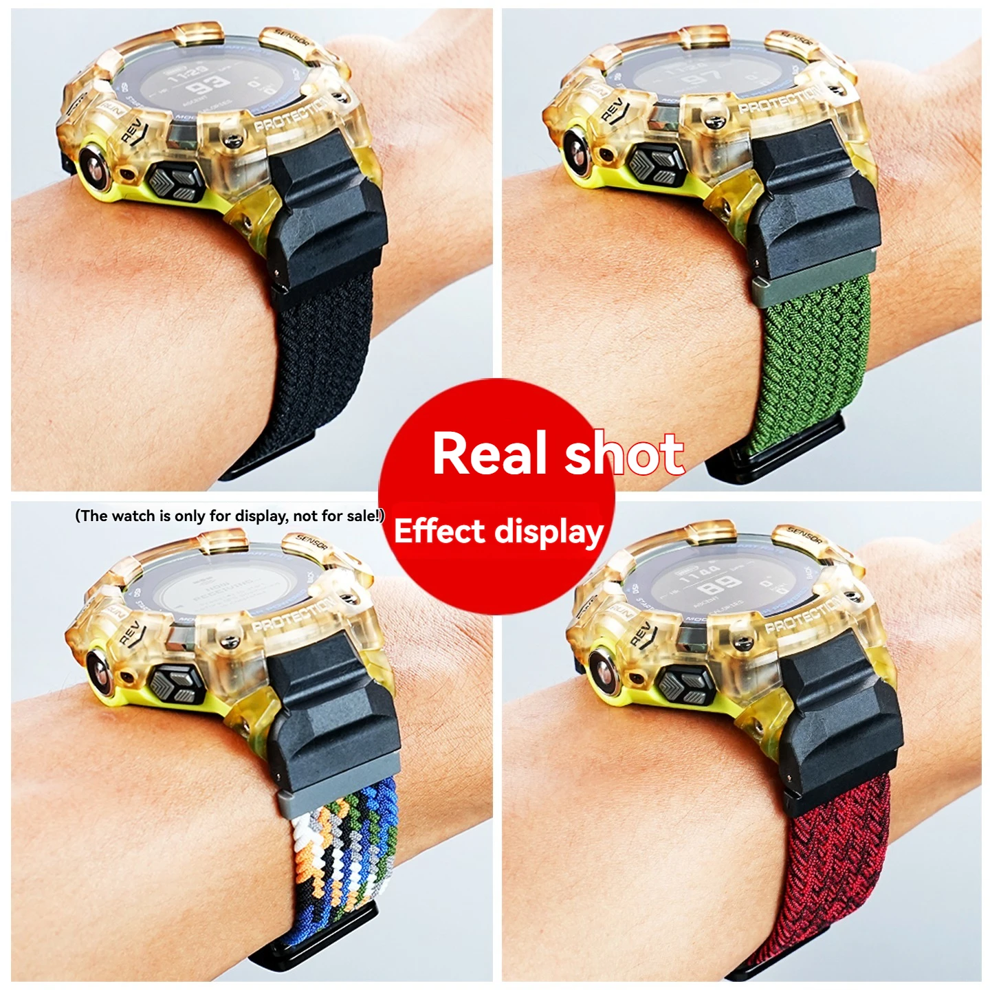 GBD H1000 Elastic Nylon Watchb - Casio Watches Smartwatch recension och pris