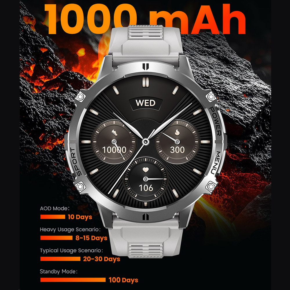 Mens Military T REX 3 Smartwat - Smartwatch Military Watches For Men recension och pris