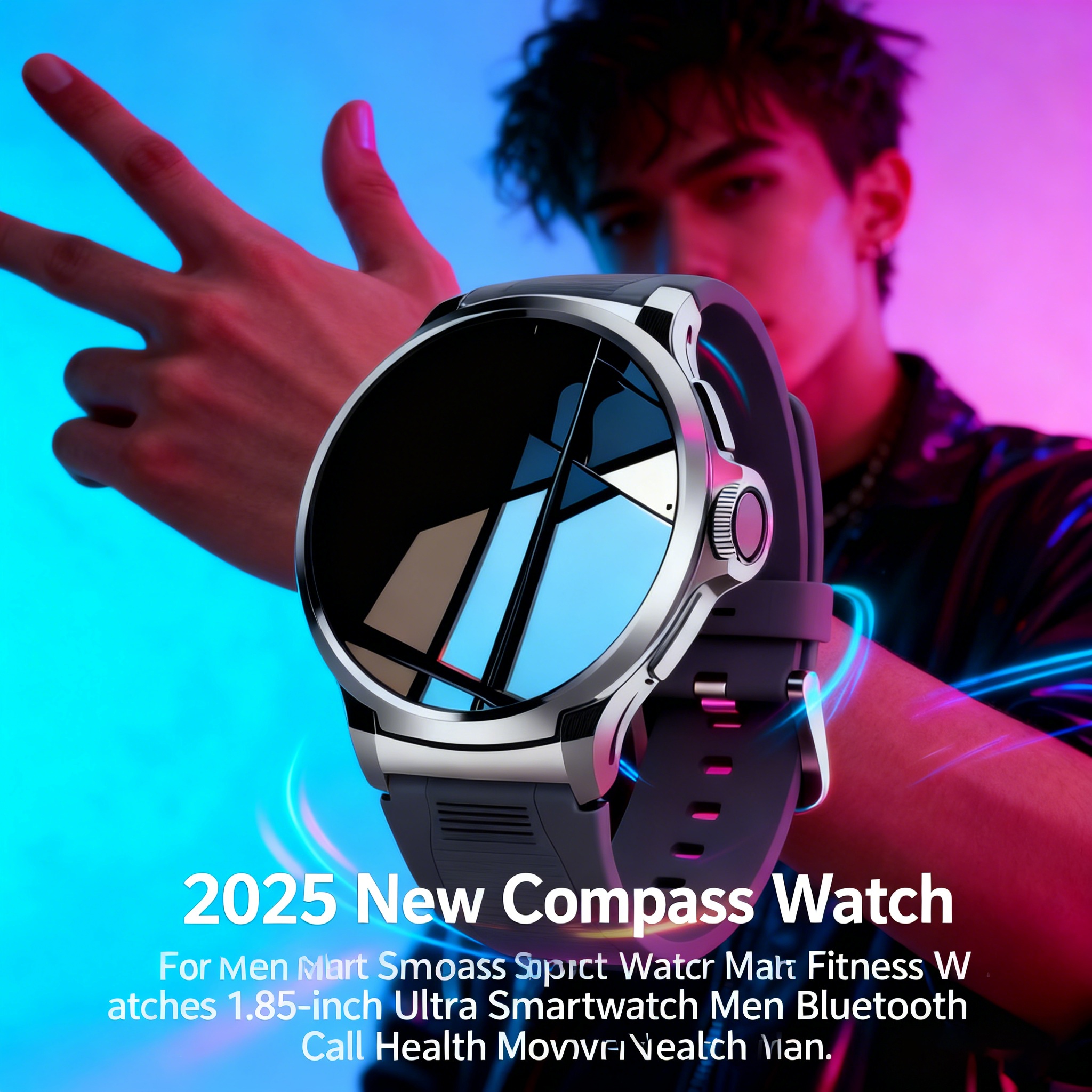 Bluetooth Call 360*360 1.85-In - Smartwatch New Watches 2025 recension och pris