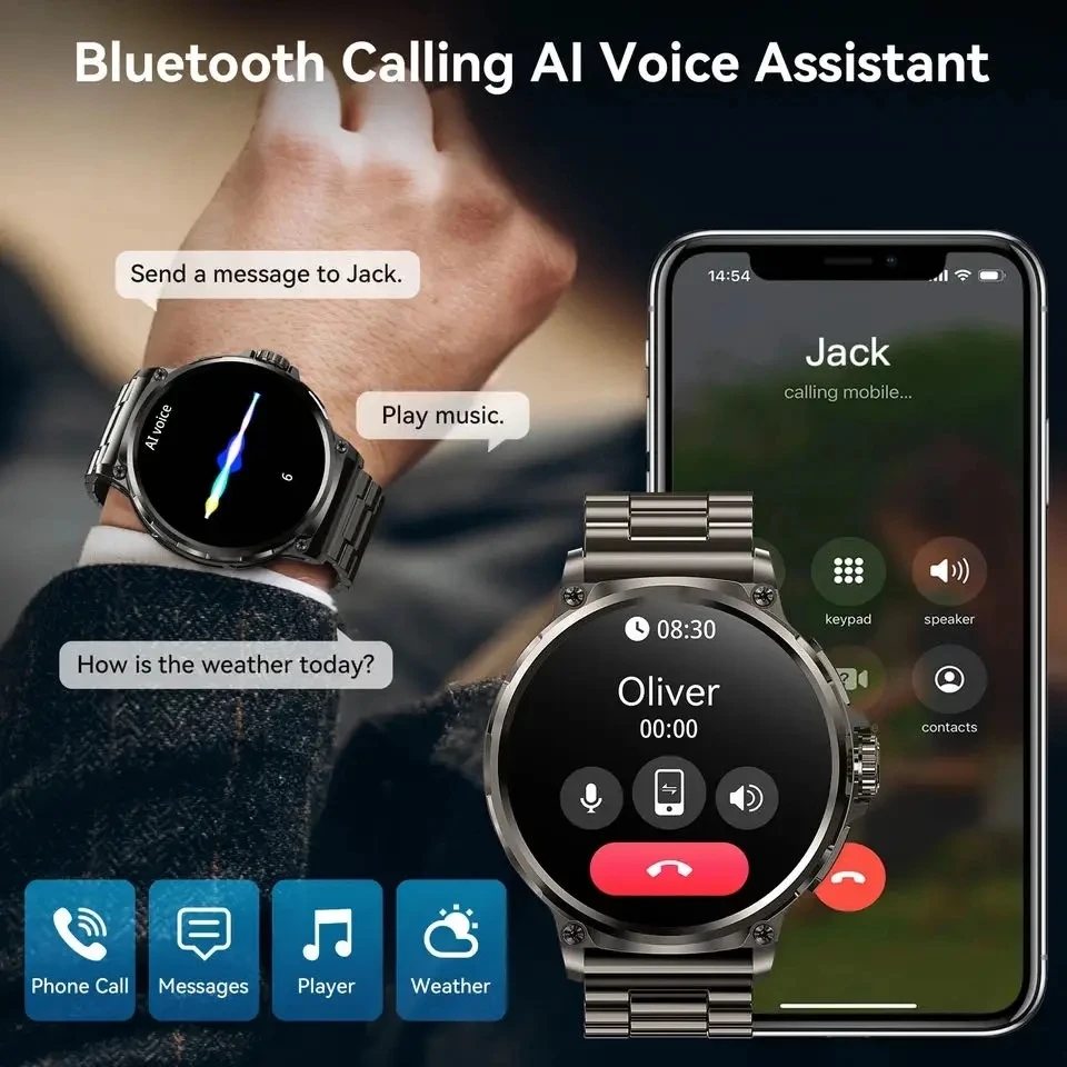 Bluetooth Call 360*360 1.85-In - Smartwatch New Watches 2025 recension och pris