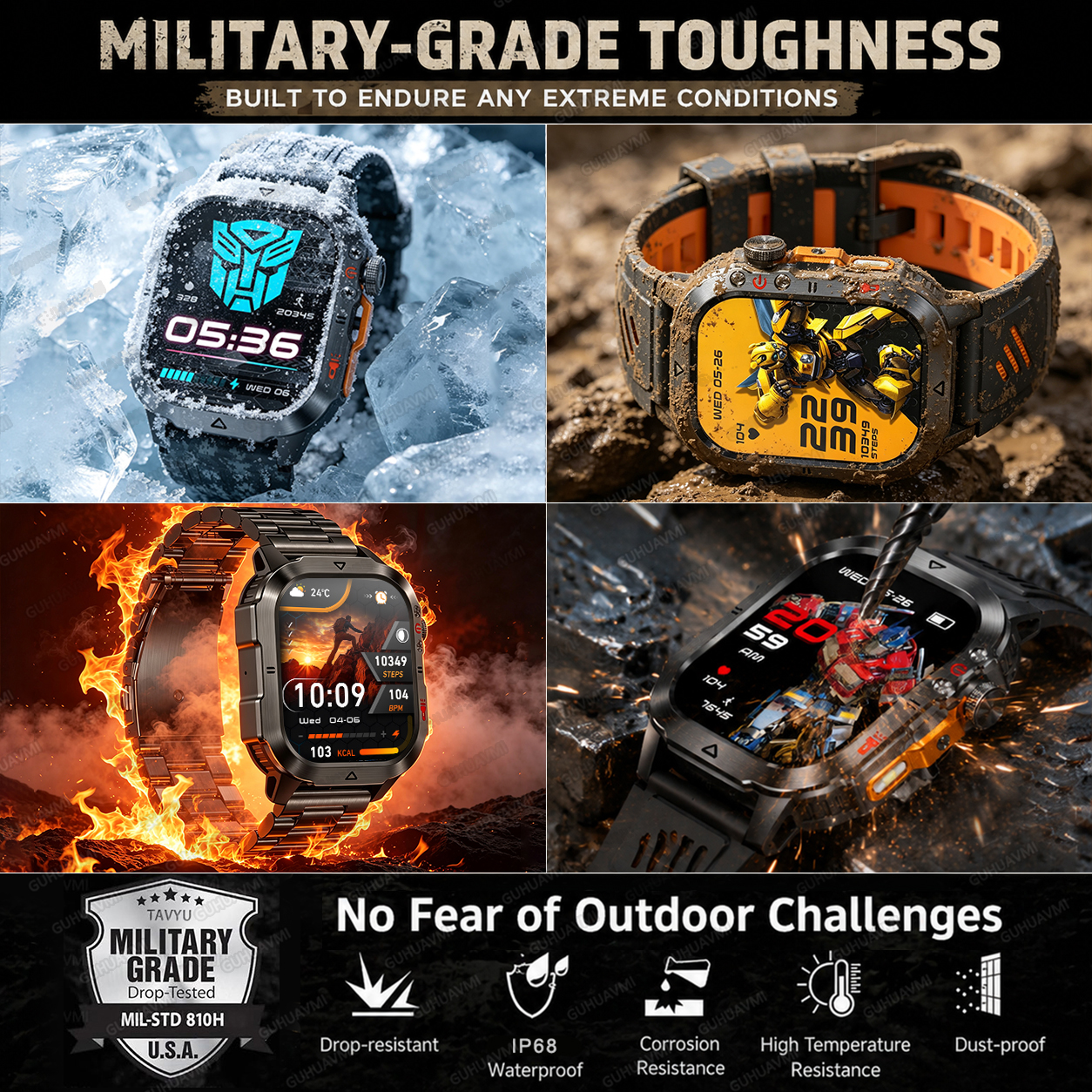 New Custom Co branded Men Tran - Smartwatch Watches Brands For Men recension och pris