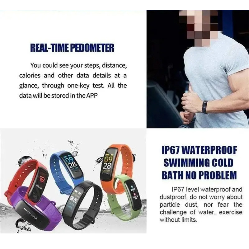 Lenovo Smart Watch C1 Plus Blu - Smartwatch Watches With Bluetooth recension och pris